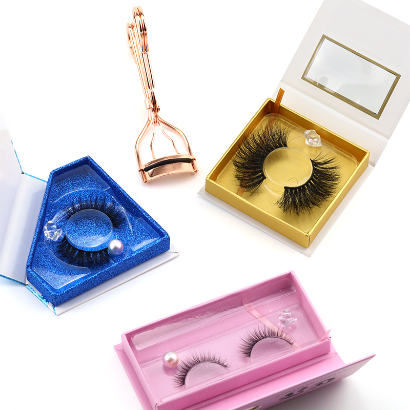 Hot selling 25mm Fluffy 3D Mink Eyelashes dramatic real mink lashes with custom box YY